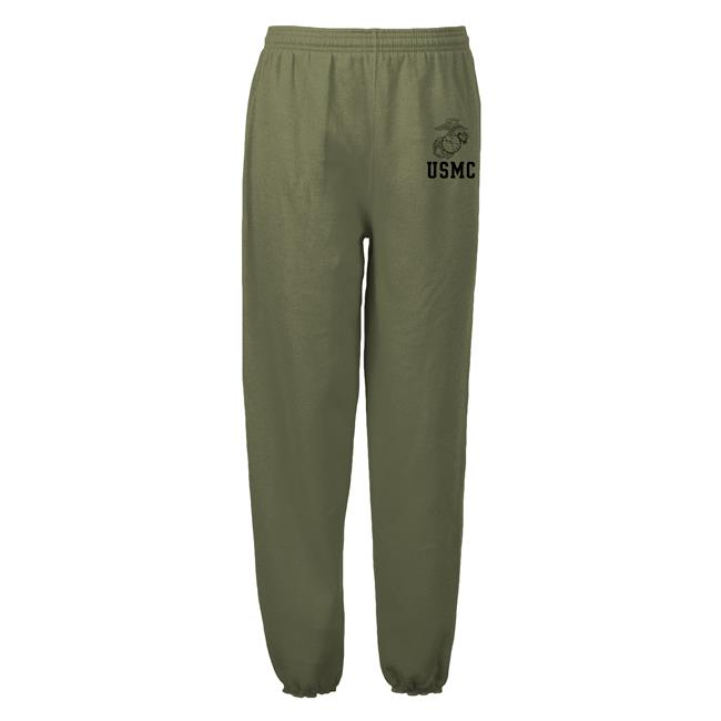 Sweatpants Adult OD USMC Transfer